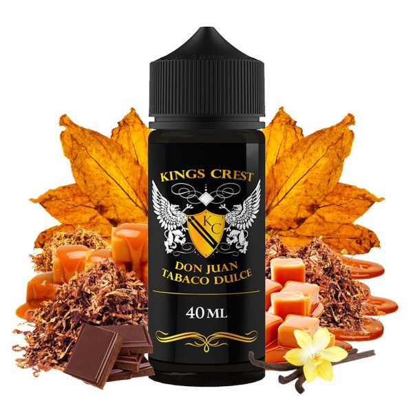 Kings Crest Don Juan Tabaco Dulce Flavor Shot 40ml/120ml - Χονδρική